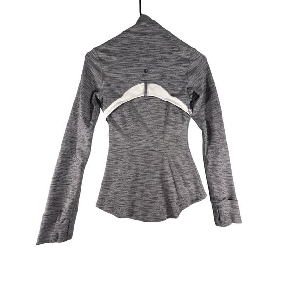 Lululemon Define Jacket Women's Size 2 Wee Are From Space Coal Fossil/White Zip - Picture 2 of 9